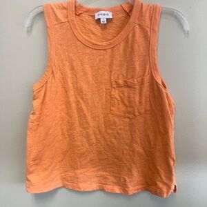 Evereve Orange pocket tank